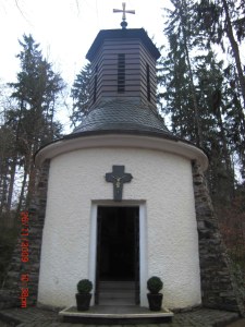 a church in the middle of the forest!
